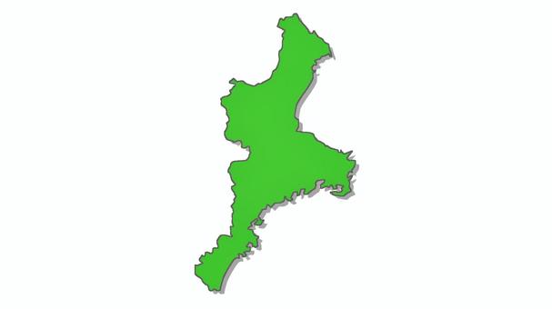 地図②　三重県 三重,三重県,地図,都道府県,挿絵,日本地図,マップ,ワンポイント,地方,近畿地方のイラスト素材