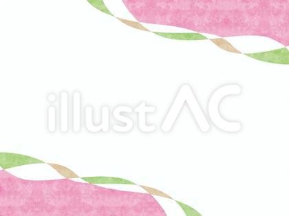 水彩風の春色のグラデーション背景