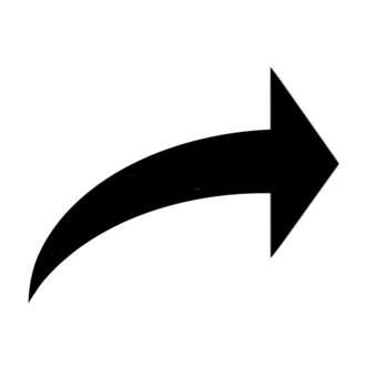 シンプルな黒の矢印_矢先の幅狭め 矢印,進む,前進,進行,移動,次,ネクスト,矢先狭め,方向,pngのイラスト素材