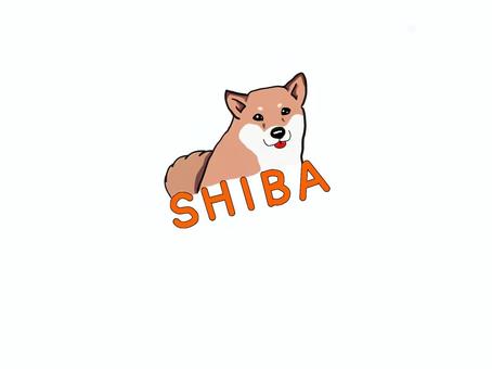 シバ犬　犬 犬,柴犬,ワンコ,動物,ステッカー,ワンポイント,絵文字,ポストカード,アイコンのイラスト素材