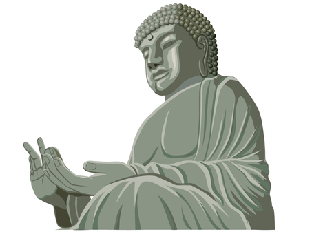 奈良の大仏 奈良の大仏,大仏,日本,東大寺,東大寺盧舎那仏像,奈良,奈良県,聖武天皇,仏像,天平のイラスト素材