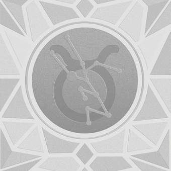 シームレスなモザイク牡牛座　ｐ エンボス 牡牛座,おうし座,星占い,ホロスコープ,占星術,12星座,宇宙,天体,天文,ギリシャ神話のイラスト素材