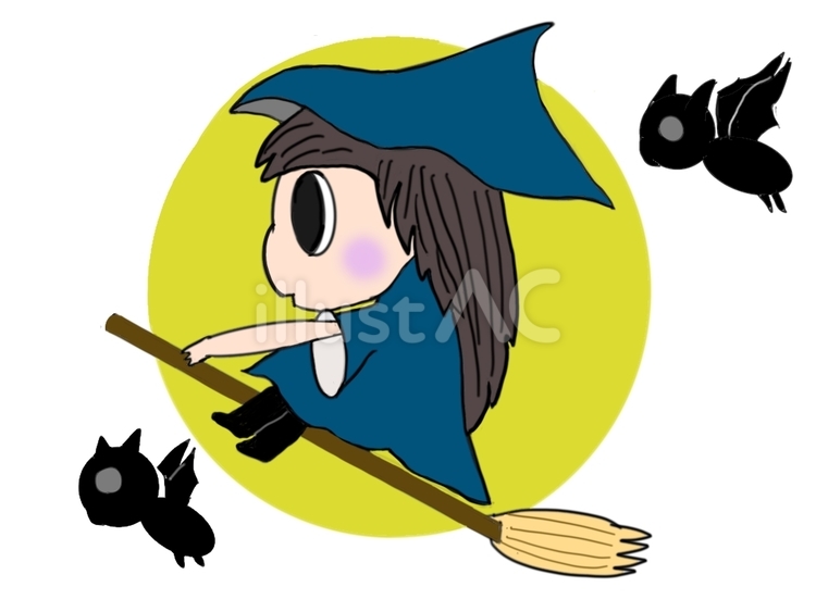 魔法使い 魔法使い,魔女,女の子のイラスト素材