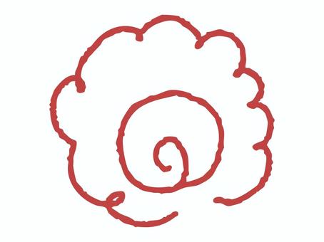 【手書き】赤ペン花丸素材 【手書き】赤ペン花丸素材 花丸,手書き,赤ペン,勉強,学習,かわいい,ポップ,線画風,シンプル素材,教育のイラスト素材