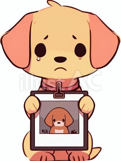 泣く犬