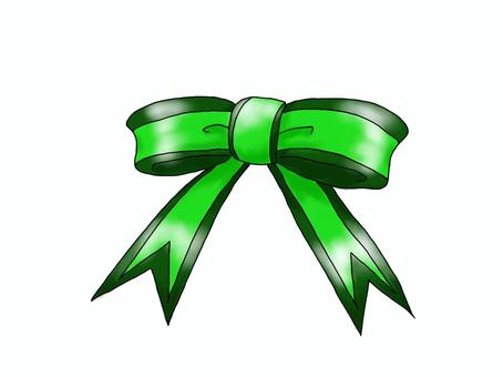 緑のリボン 緑のリボン リボン,緑,ラッピングのイラスト素材