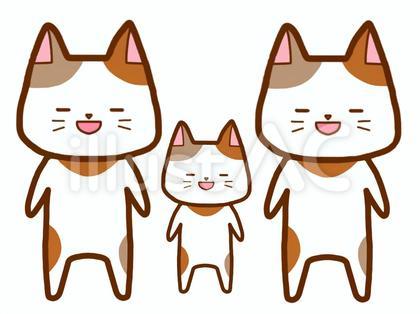 仲良し猫さん全身