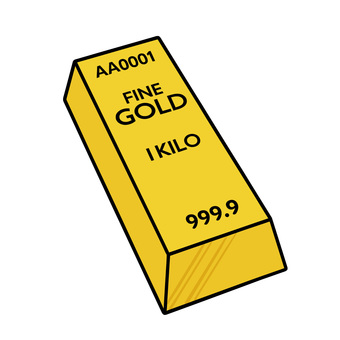 インゴット インゴット,金,銀,貴金属,資産,投資,財産,金属,価値,経済のイラスト素材