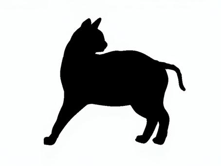 猫。。 猫,シルエット,動物,背景透過,黒猫,イラスト,素材,透過png,アイコン,ペットのイラスト素材