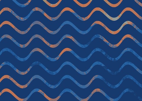 青とオレンジのマーブル波状パターン マーブル,パターン,テクスチャ,波,カーブ,抽象,繰り返し,背景,青,オレンジのイラスト素材