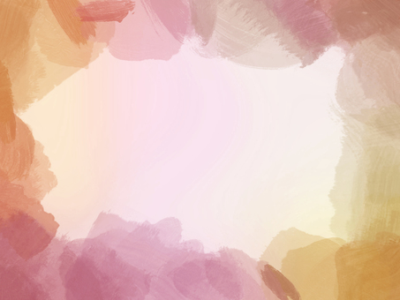 筆タッチ水彩枠背景黄茶5000px 茶色,ブラウン,黄色,イエロー,黄緑,筆,筆跡,タッチ,筆タッチ,水彩のイラスト素材