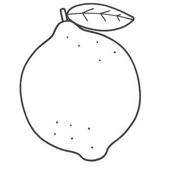 レモンの白黒手描きイラスト1 レモンの白黒手描きイラスト1 レモン,白黒,フルーツ,手描き,挿絵,単品,シンプル,果物,食べ物,柑橘のイラスト素材