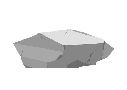 岩石 岩石,石,岩,隕石,落石のイラスト素材