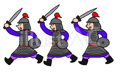 明軍の戦士たち