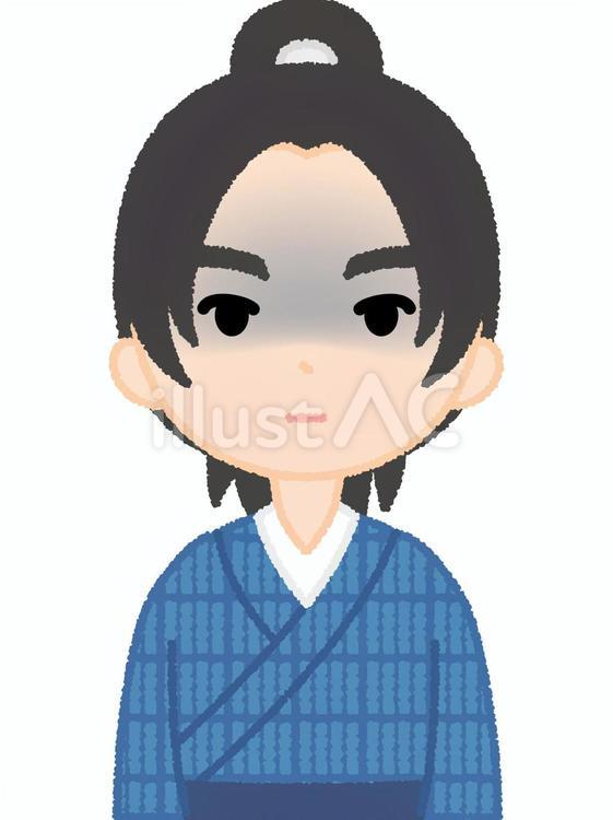 着物男性無表情 着物,無表情,真顔のイラスト素材