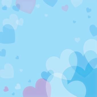 ホワイトデー のバナー背景 ハート 水色 ホワイトデー,whiteday,背景,フレーム,ハート,バナー,正方形,正方形バナー,sns,3月のイラスト素材