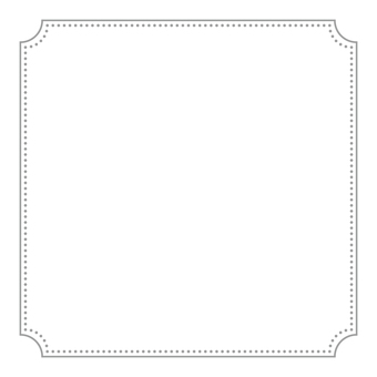 角丸へこみフレーム正方形 グレー ドット 角丸,へこみ,フレーム,枠,ラインフレーム,ライン,ドット,シンプル,正方形のイラスト素材