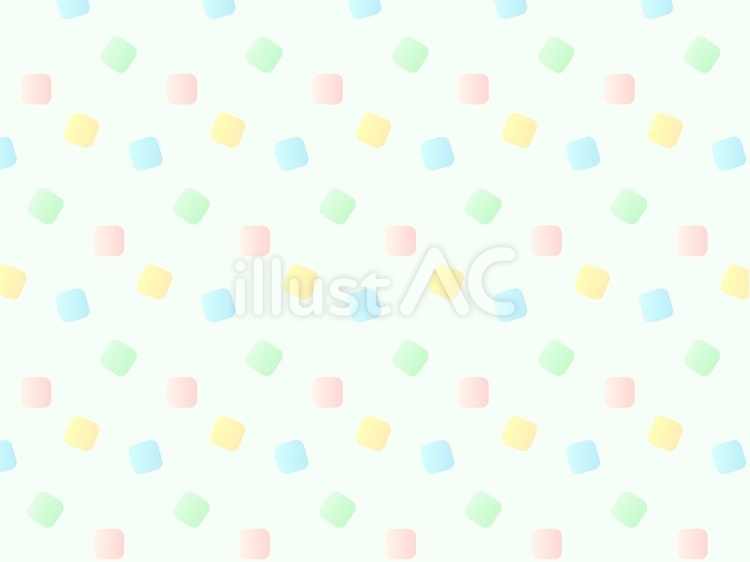 POPな四角の可愛い背景素材2 背景,壁紙,キューブのイラスト素材