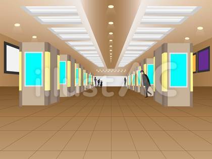 駅地下通路