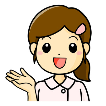 看護師ピンク 案内 笑顔 看護師ピンク 案内 笑顔 女性,看護師,ナースのイラスト素材