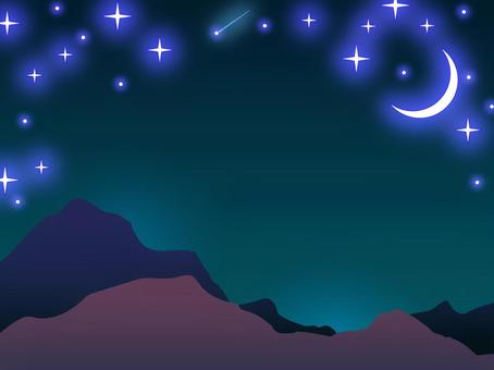 満天の星背景4 流れ星,背景,自然,輝き,煌めき,夜空,メルヘン,ファンタジー,幻想的,綺麗のイラスト素材