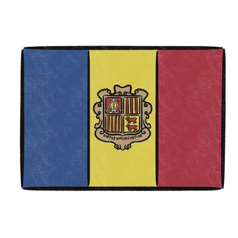 Illustration, andorra, bandeira nacional, país, 