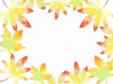 紅葉のフレーム