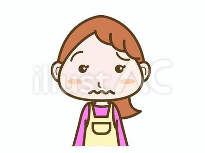 女性表情 悩み