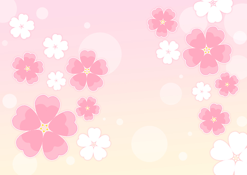 桜柄背景素材 桜,サクラ,さくら,花柄,ピンク,春,新春,かわいい,華やか,背景のイラスト素材