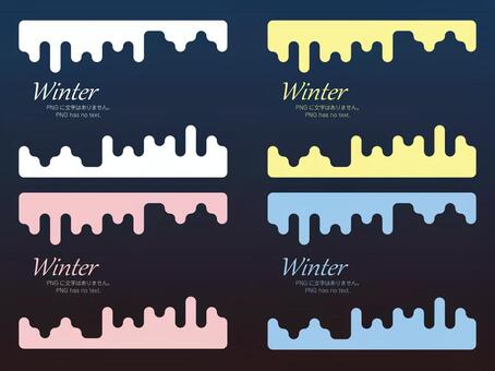 Illustration, Illustration, frame, winter, background,