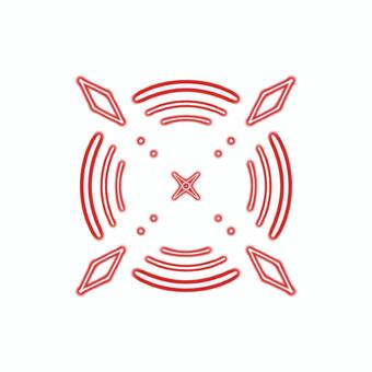 サイバー照準 赤 ターゲット,狙撃,丸,照準,スナイパー,ロックオン,素材,射撃,銃撃,銃のイラスト素材