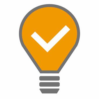 Light bulb_check mark, light bulb, check mark, inspiration, JPG and PNG