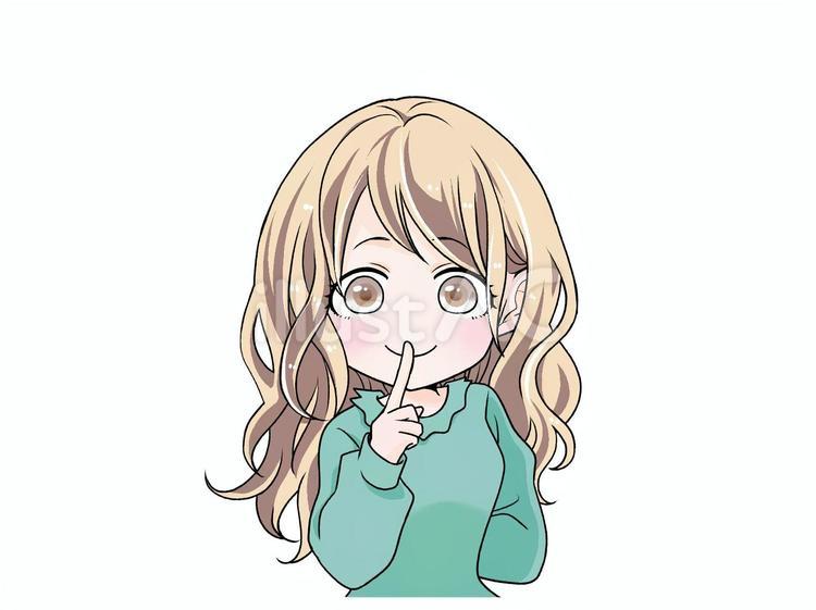 内緒01イラスト - No: 25582221｜無料イラスト・フリー素材なら「イラストAC」