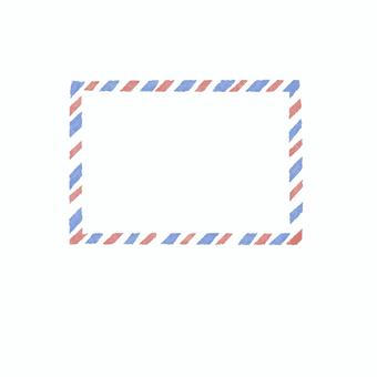 国際郵便（エアメール） 国際郵便,エアメール,手紙,水彩,手描き,ナチュラル,シンプル,素材のイラスト素材