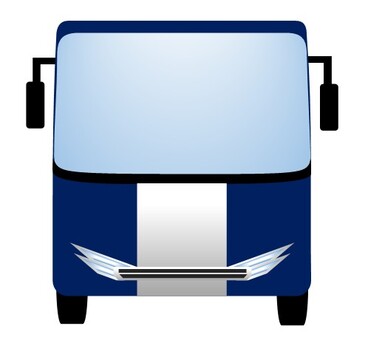 Illustration, bus, tourist bus, large bus, 