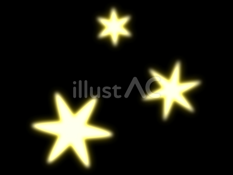 たくさんの星のような光　黄色 キラキラ,黄色,シンプルのイラスト素材
