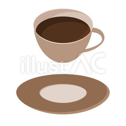 コーヒーのシンプル素材セット