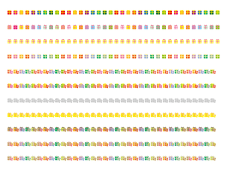 プレゼントライン　罫線