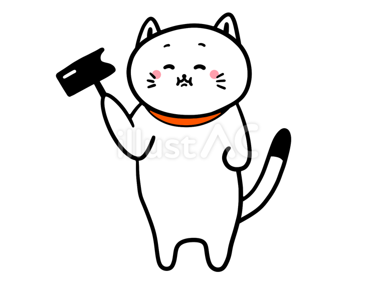 ようかんを食べる猫 猫,ようかん,おやつのイラスト素材