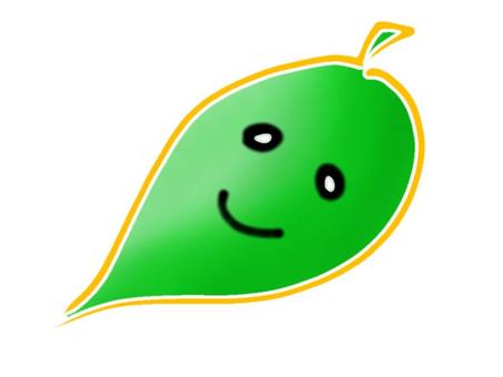 Green leaf character Green leaf character