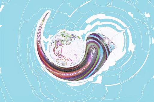 イメージ素材/平和 平和,世界,地球,イメージ,グローバル,環境,環境保全,ロゴ,背景,壁紙のイラスト素材