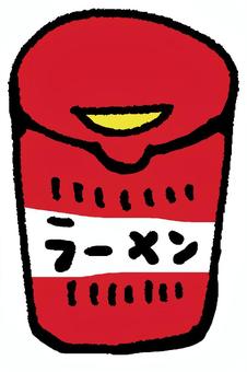 カップラーメン カップラーメン,カップ麺,ヌードル,ラーメン,麺,スープ,汁,具,即席,インスタントのイラスト素材