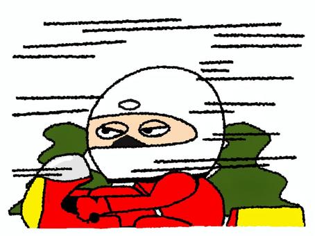 ライダー ライダー,レーサー,二輪,バイク,移動,お知らせ用,宣伝用,pop調,手描き,挿絵のイラスト素材
