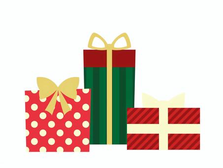 クリスマスプレゼントのアイコン/柄 アイコン,プレゼント,クリスマス,母の日,バレンタイン,キラキラ,箱,水玉,縞々,フタのイラスト素材