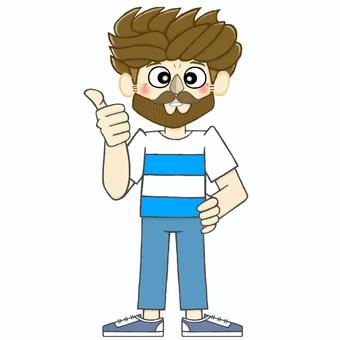 A middle-aged but still young-looking Caucasian man, JPG and PNG A middle-aged but still young-looking Caucasian man, the west, whites, male, JPG and PNG