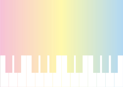 Illustration, keyboard, frame, gradation, 