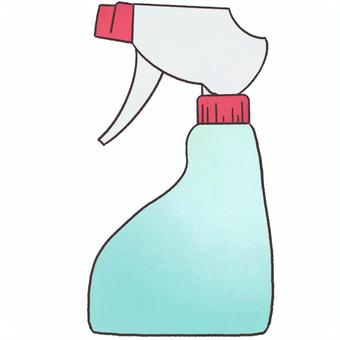スプレー式洗剤 スプレー,スプレー洗剤,洗剤,ボトル,掃除,大掃除のイラスト素材