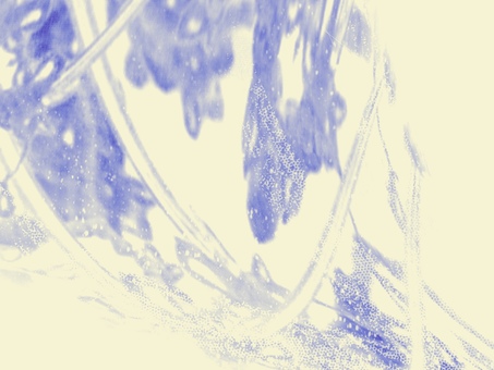 淡彩ステンドグラス-yebl04 イエロー,ブルー,レトロ,ノスタルジック,光,淡色,透明感,ステンドグラス,グラデーション,淡彩のイラスト素材