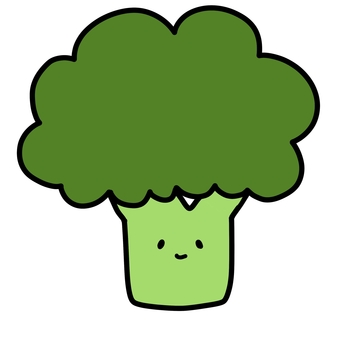 野菜キャラクター（ブロッコリー）