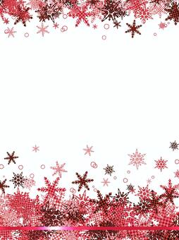 Winter frame plaid snow (vertical) crystal, snow, christmas, crystal of snow, JPG and PNG